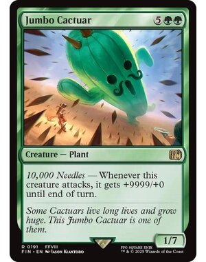 Magic: The Gathering Jumbo Cactuar (191) Lightly Played