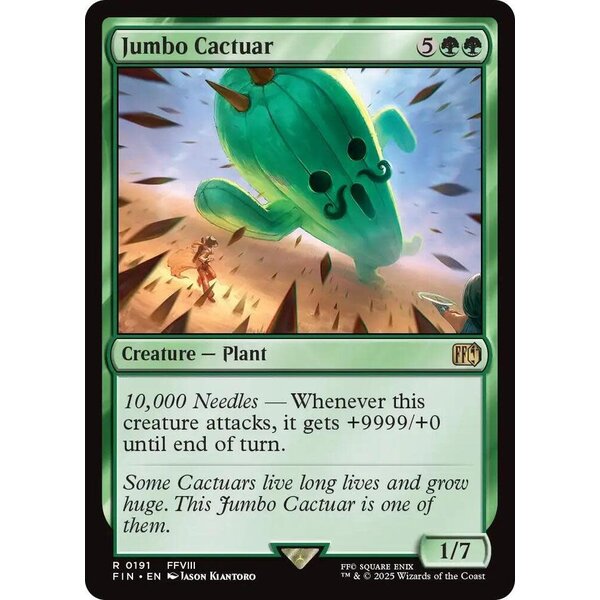 Magic: The Gathering Jumbo Cactuar (191) Lightly Played