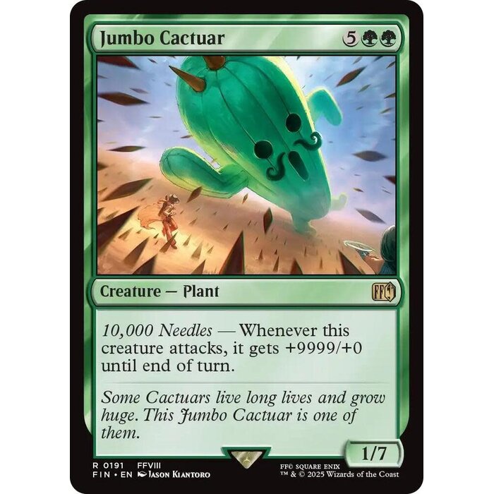 Magic: The Gathering Jumbo Cactuar (191) Lightly Played