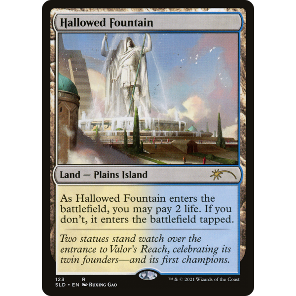 Magic: The Gathering Hallowed Fountain (123) Lightly Played