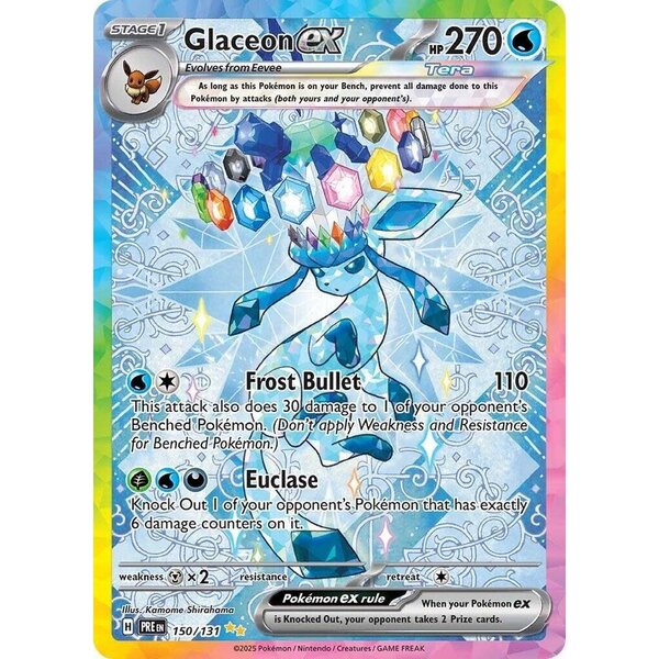 Pokemon Glaceon ex (150) Near Mint Holofoil
