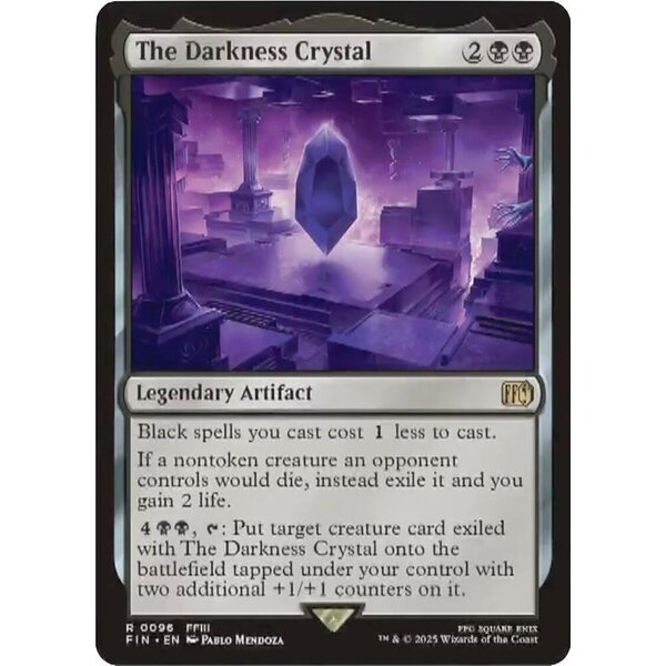 Magic: The Gathering The Darkness Crystal (096) Lightly Played Foil