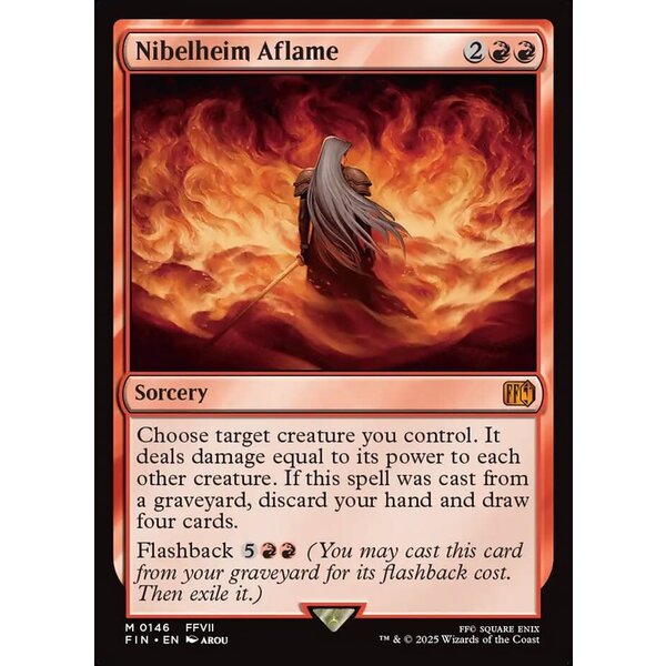 Magic: The Gathering Nibelheim Aflame (146) Lightly Played