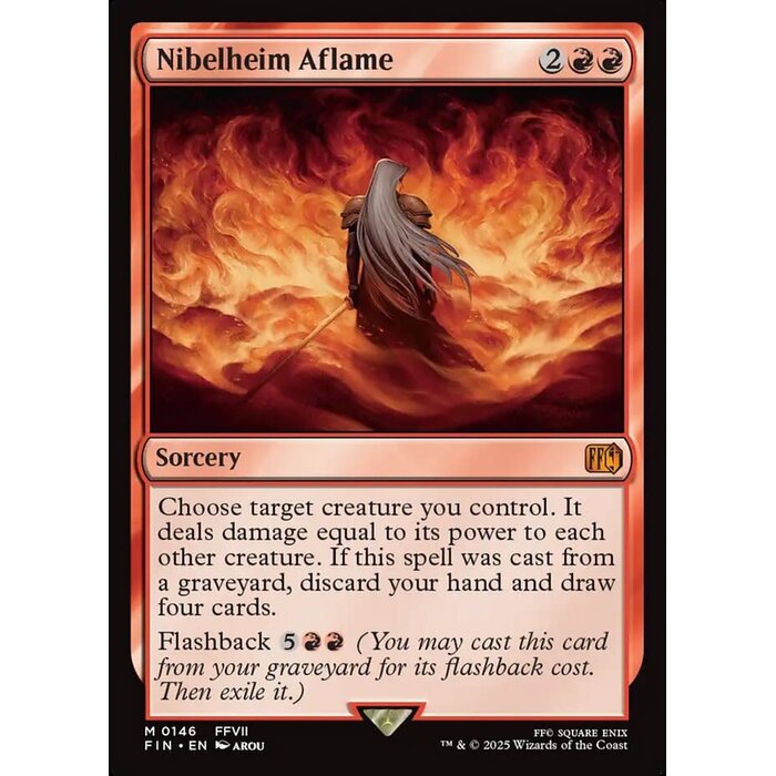 Magic: The Gathering Nibelheim Aflame (146) Lightly Played