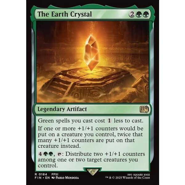 Magic: The Gathering The Earth Crystal (184) Lightly Played