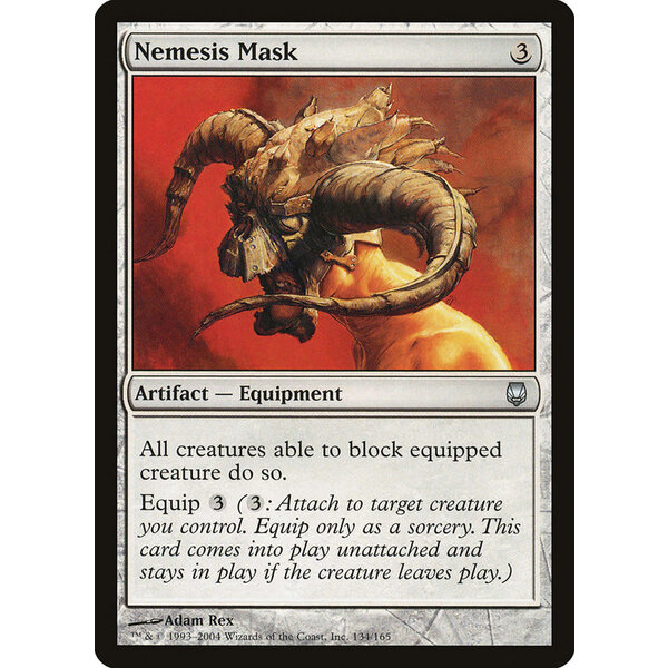 Magic: The Gathering Nemesis Mask (134) Lightly Played