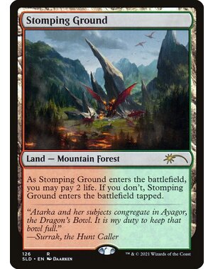 Magic: The Gathering Stomping Ground (126) Lightly Played