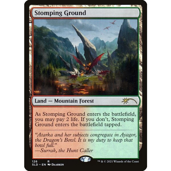 Magic: The Gathering Stomping Ground (126) Lightly Played