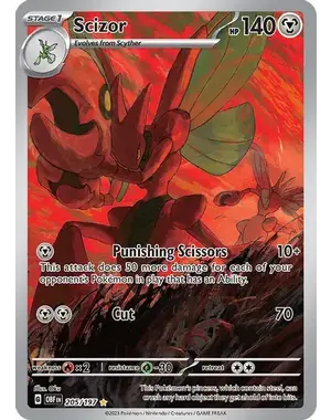 Pokemon Scizor (205) Near Mint Holofoil