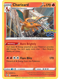 Pokemon Charizard (010) Lightly Played Holofoil