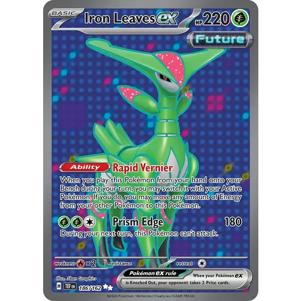 Pokemon Iron Leaves ex (186) Lightly Played Holofoil