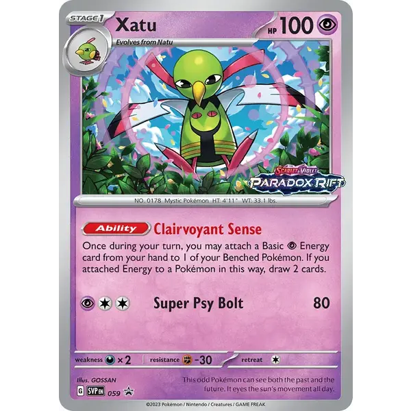 Pokemon Xatu (Prerelease) (059) Lightly Played