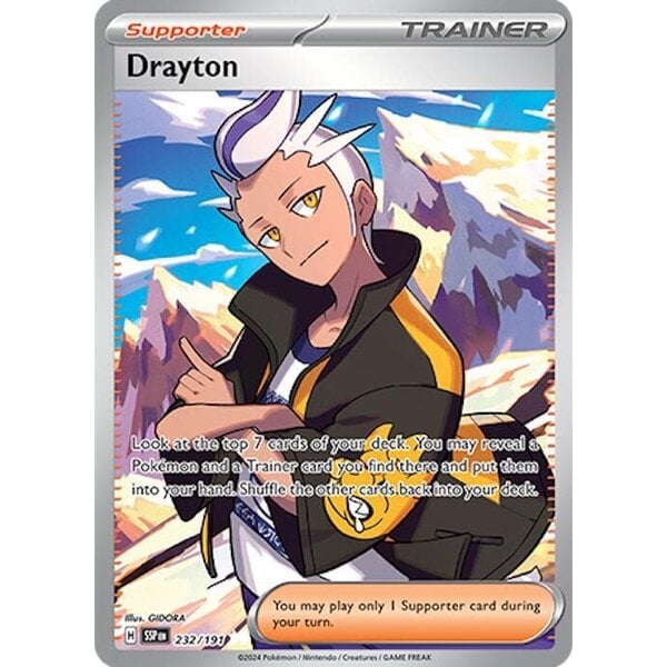 Pokemon Drayton (232) Lightly Played Holofoil