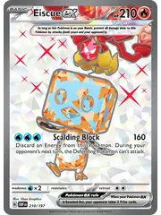 Pokemon Eiscue ex (210) Lightly Played Holofoil