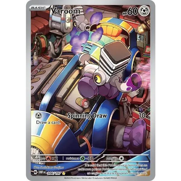 Pokemon Varoom (206) Lightly Played Holofoil
