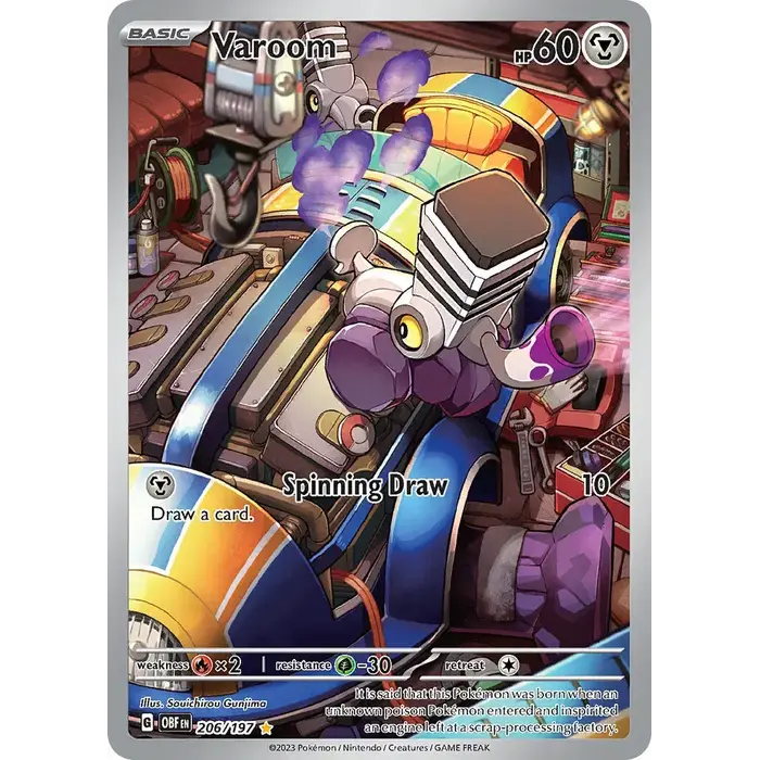Pokemon Varoom (206) Lightly Played Holofoil