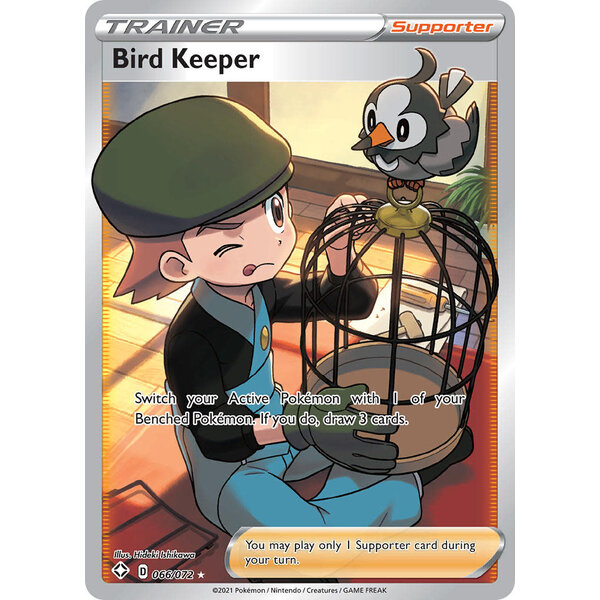 Pokemon Bird Keeper (Full Art) (066) Lightly Played