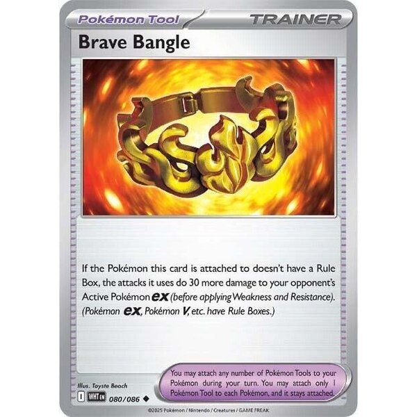 Pokemon Brave Bangle (Poke Ball Pattern) (080) Lightly Played