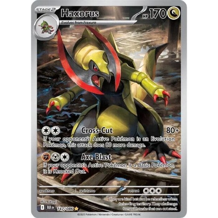Pokemon Haxorus (147) Lightly Played Holofoil