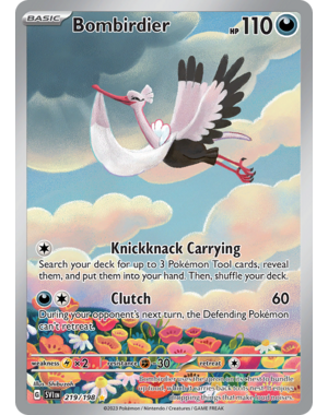 Pokemon Bombirdier (219) Lightly Played Holofoil