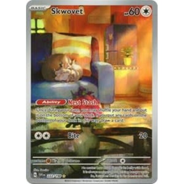 Pokemon Skwovet (222) Lightly Played Holofoil