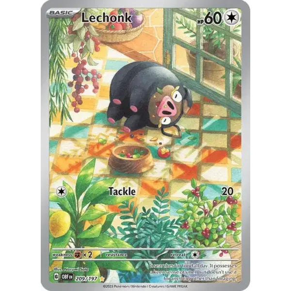 Pokemon Lechonk (209) Lightly Played