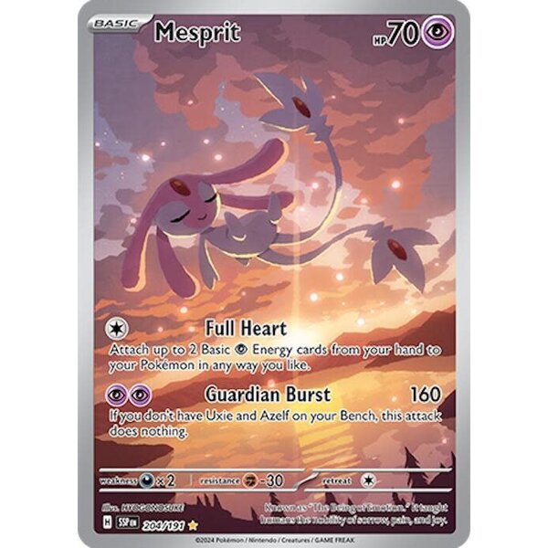 Pokemon Mesprit (204) Lightly Played Holofoil