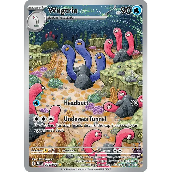 Pokemon Wugtrio (224) Lightly Played Holofoil