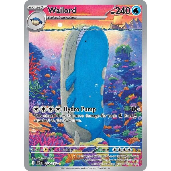 Pokemon Wailord (162) Lightly Played