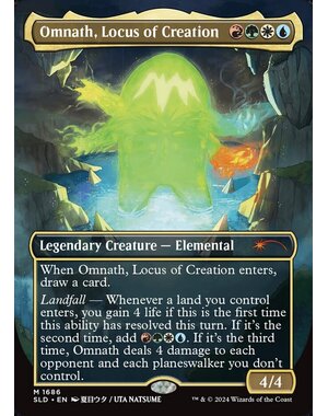 Magic: The Gathering Omnath, Locus of Creation (Rainbow Foil) (1686) Lightly Played Foil