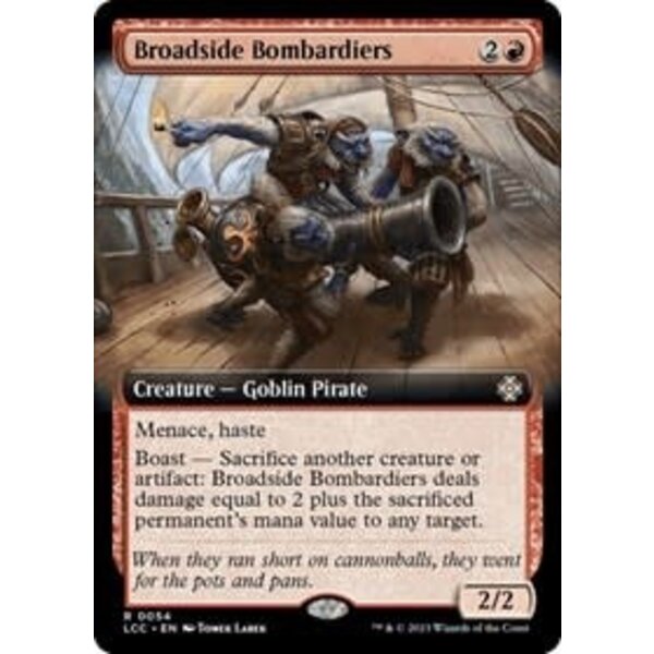 Magic: The Gathering Broadside Bombardiers (Extended Art) (054) Lightly Played