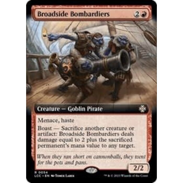 Magic: The Gathering Broadside Bombardiers (Extended Art) (054) Lightly Played