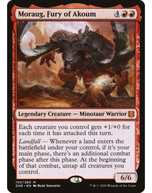 Magic: The Gathering Moraug, Fury of Akoum (150) Lightly Played Foil