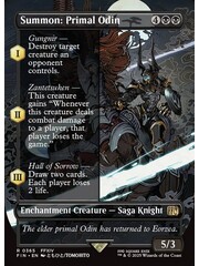 Magic: The Gathering Summon: Primal Odin (Borderless) (365) Lightly Played Foil