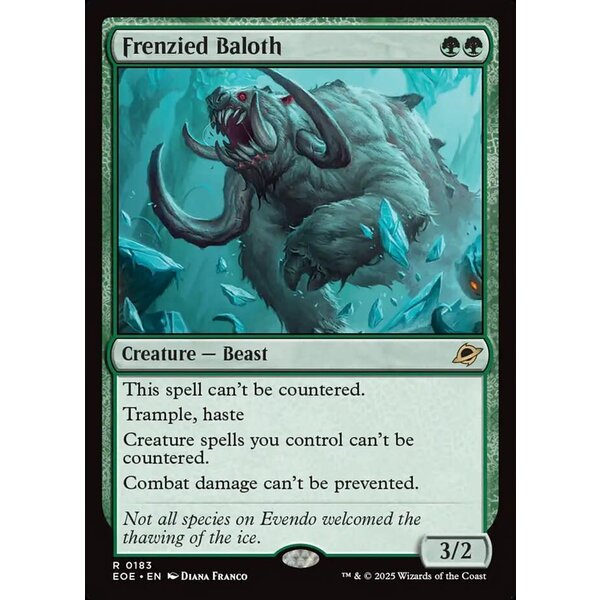Magic: The Gathering Frenzied Baloth (183) Lightly Played