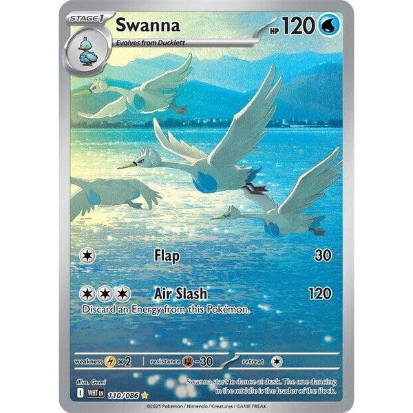 Pokemon Swanna (110) Lightly Played