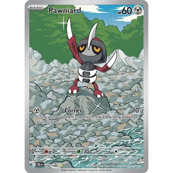 Pokemon Pawniard (142) Lightly Played Holofoil