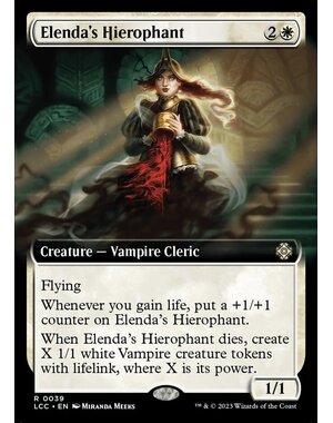 Magic: The Gathering Elenda's Hierophant (Extended Art) (039) Lightly Played