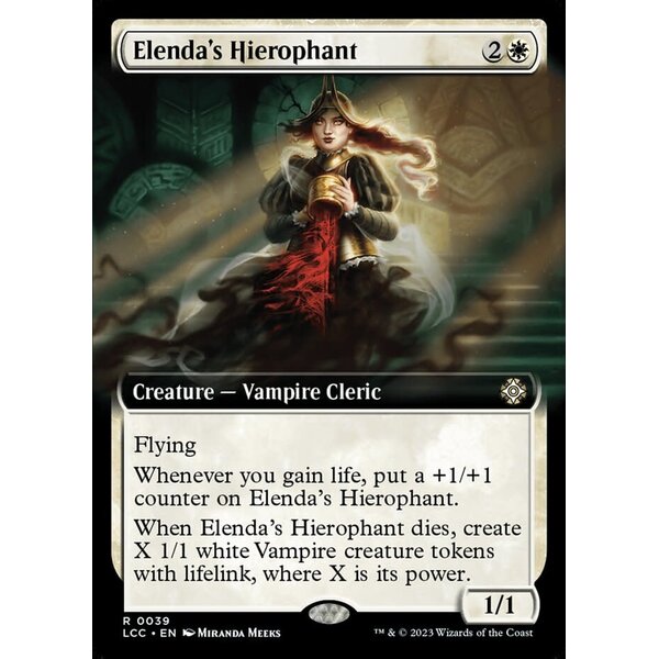 Magic: The Gathering Elenda's Hierophant (Extended Art) (039) Lightly Played