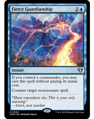 Magic: The Gathering Fierce Guardianship (094) Heavily Played Foil