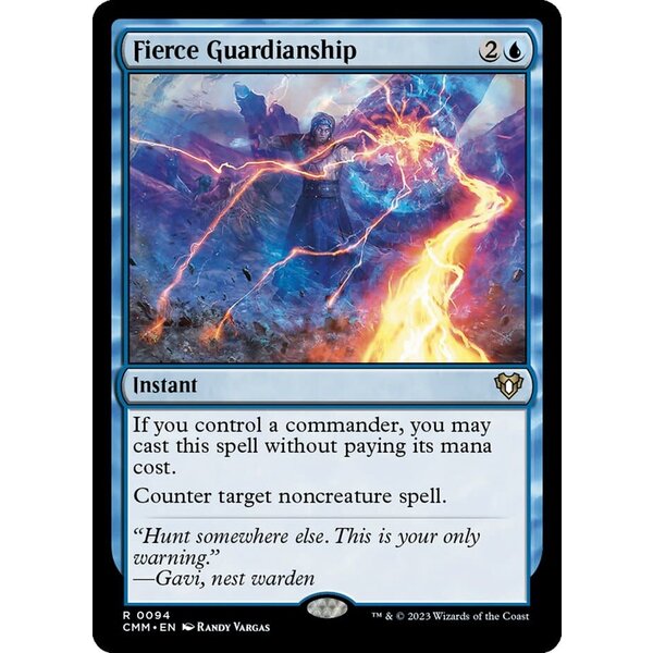 Magic: The Gathering Fierce Guardianship (094) Heavily Played Foil