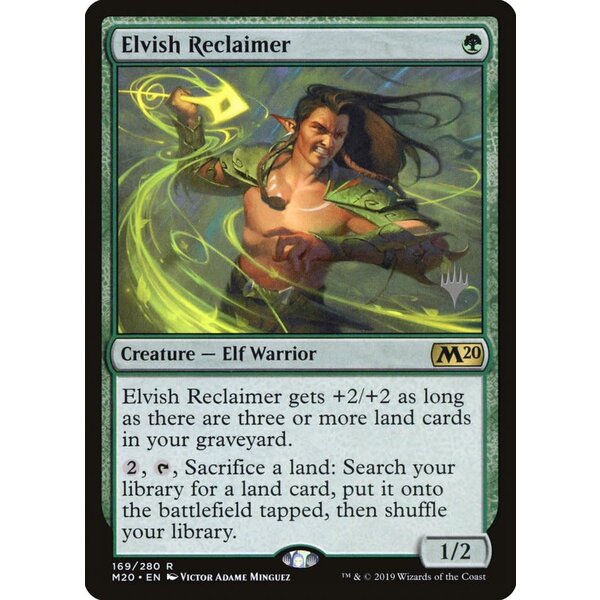 Magic: The Gathering Elvish Reclaimer (169p) Lightly Played Foil