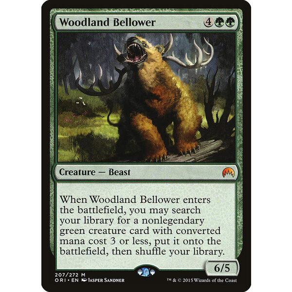 Magic: The Gathering Woodland Bellower (207) Lightly Played
