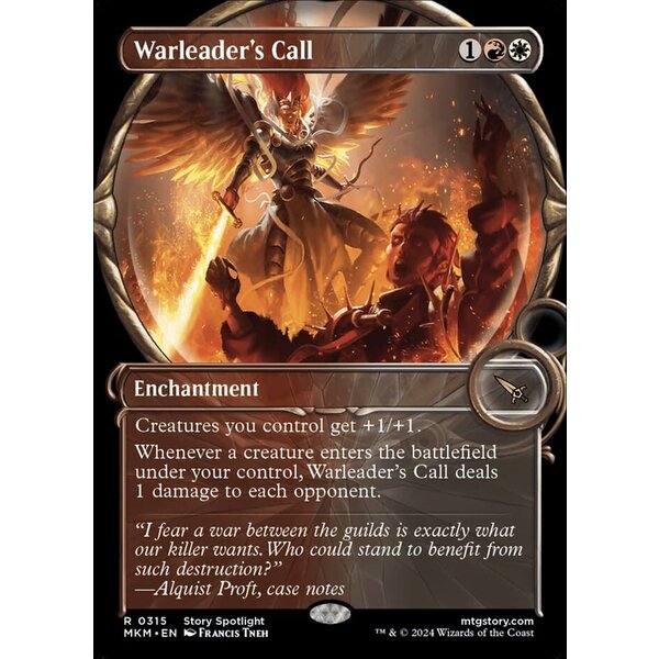 Magic: The Gathering Warleader's Call (Showcase) (315) Lightly Played