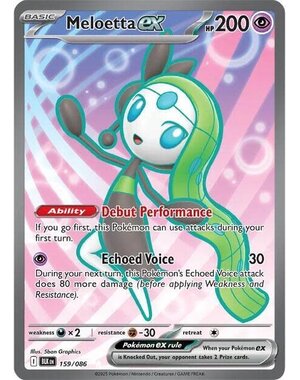 Pokemon Meloetta ex (159) Lightly Played Holofoil