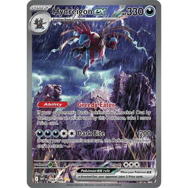 Pokemon Hydreigon ex (169) Near Mint