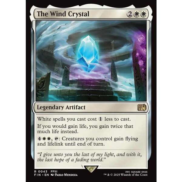 Magic: The Gathering The Wind Crystal (043) Lightly Played