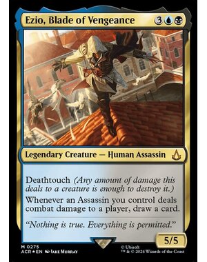 Magic: The Gathering Ezio, Blade of Vengeance (275) Lightly Played Foil