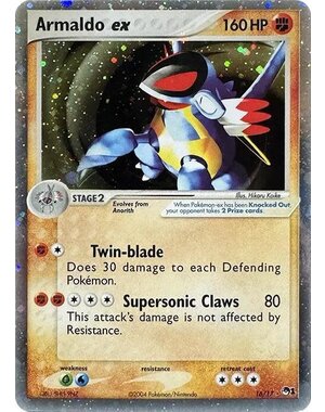 Pokemon Armaldo ex (Holo) (016) Damage