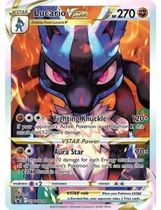 Pokemon Lucario VSTAR (SWSH291) Lightly Played